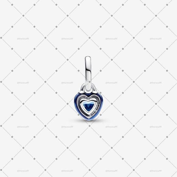 Pandora Pandora ME Blue Chakra Heart Mini Dangle Charm - Picture 2 of 5